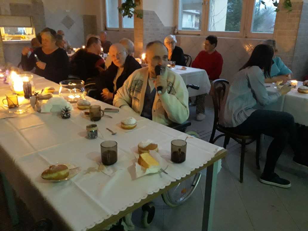 wieczór andrzejkowy w DPS