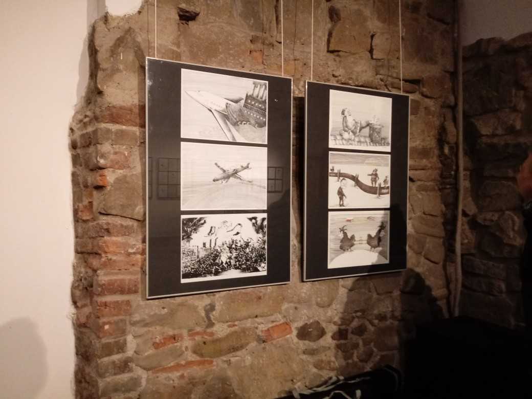 prace Bartłomieja Belniaka wystawione w galerii