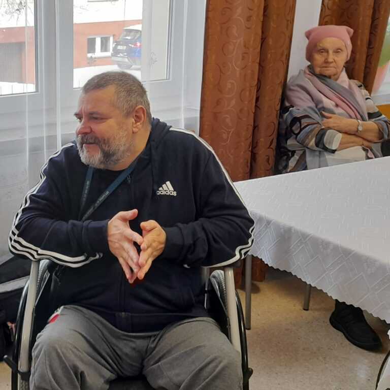 Wspólne kolędowanie w DPS ul.Michalusa